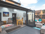 conservatory with bifold door in essex