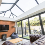 flat roof orangery in cambridge