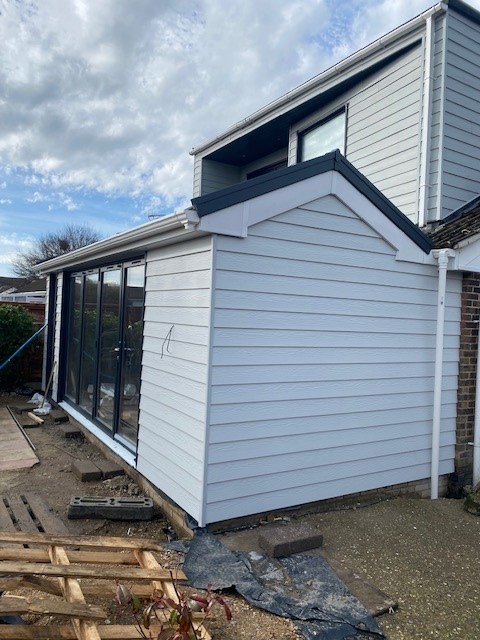 completed house extension in essex
