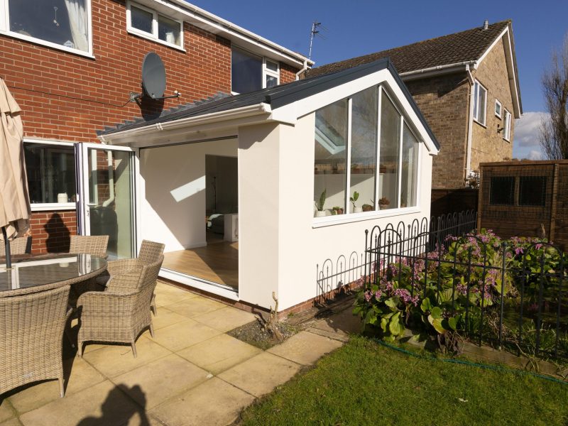 white extension in hertfordshire